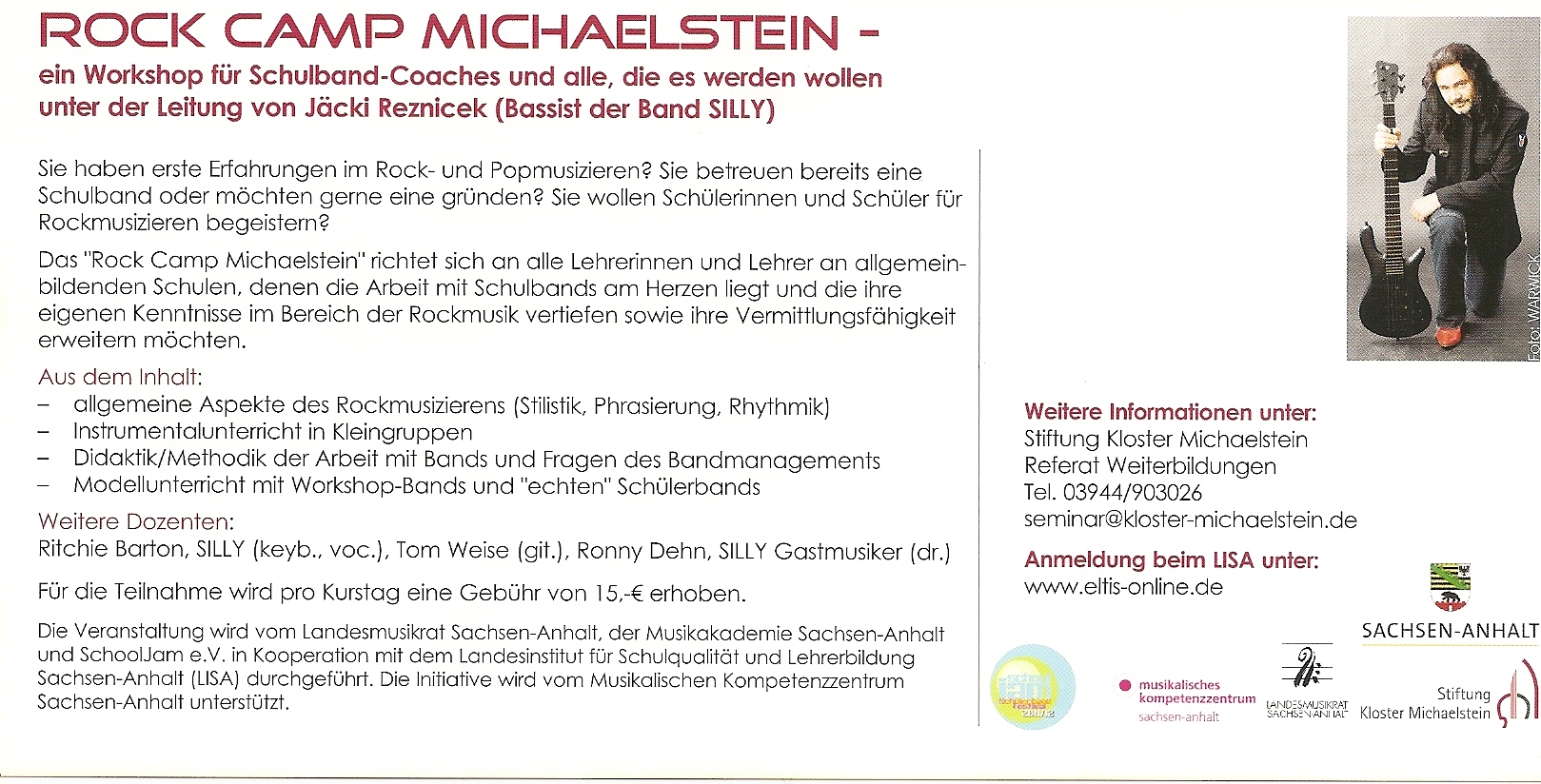 Rock Camp Michaelstein 2012